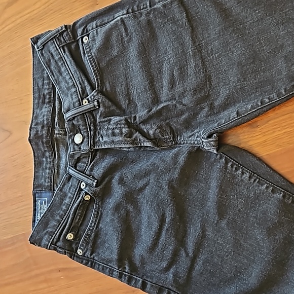 Abercrombie and Fitch Langdon Skinny Jeans, Black - Picture 2 of 7